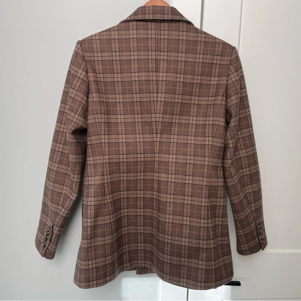 Favorite Daughter Phoebe Plaid Blazer, FDxNuuly, Large - Picture 7 of 13